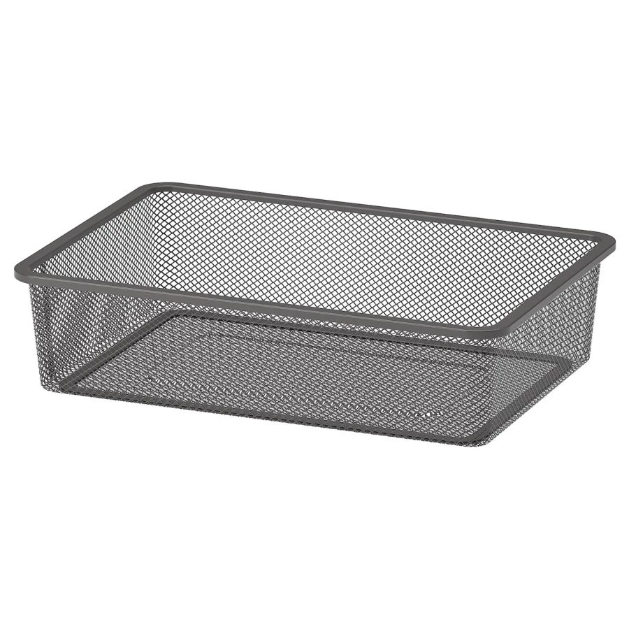 Ящик для хранения - TROFAST IKEA/ ТРУФАСТ ИКЕА, 40х30х10 см, черный (изображение №1)