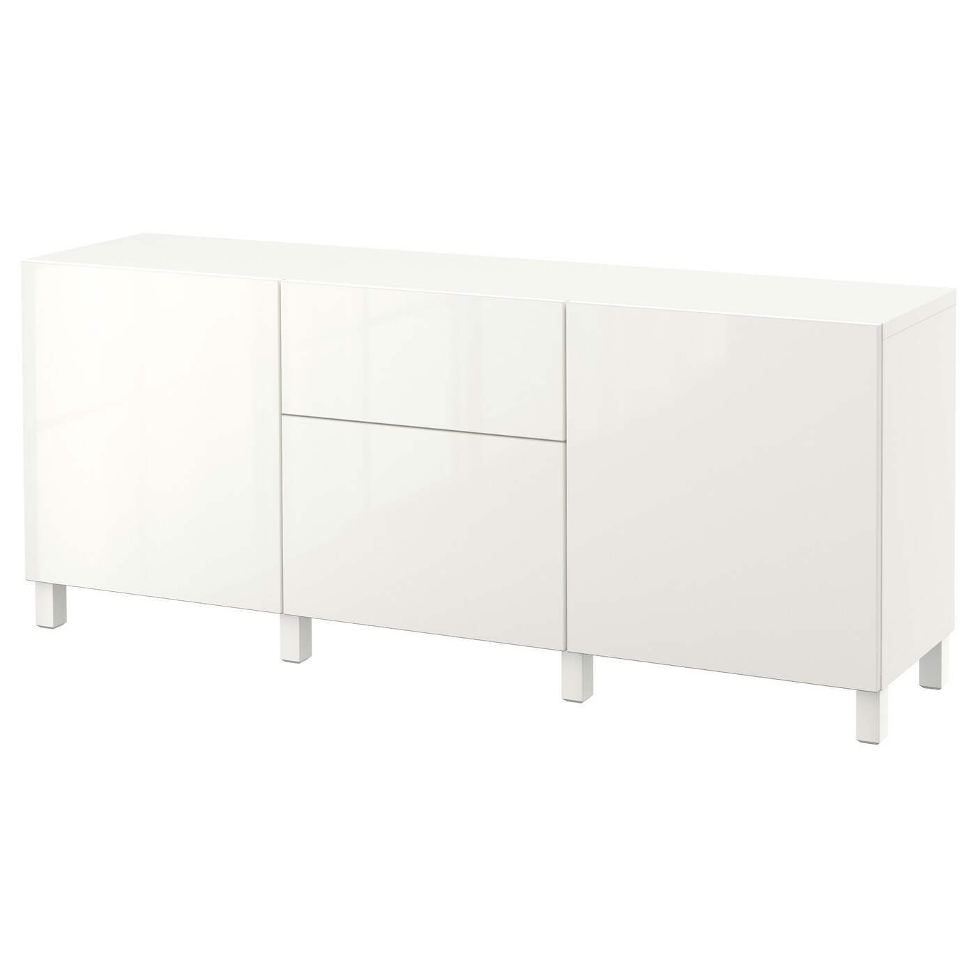 Комбинация для хранения - IKEA BESTÅ/BESTA/БЕСТА/БЕСТО ИКЕА, 180x42x74 см, белый