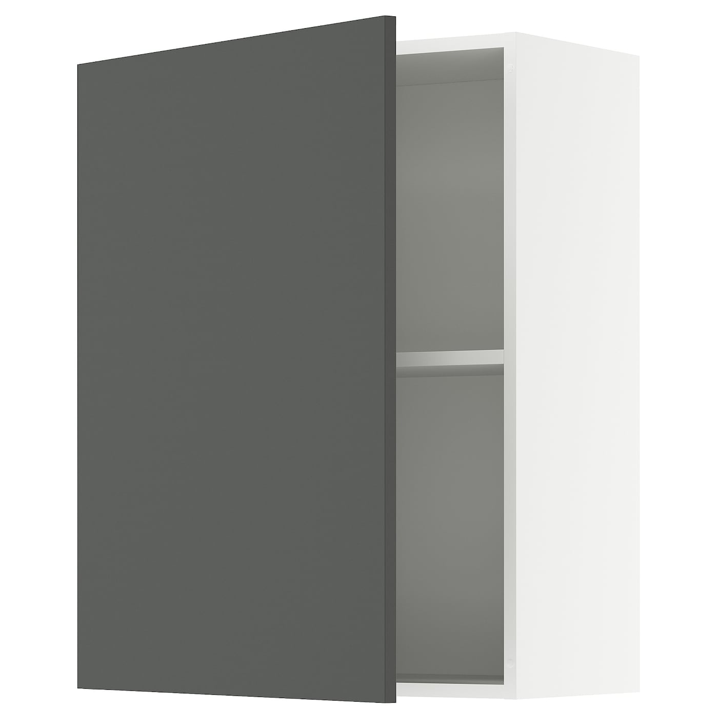 Кухонный навесной шкаф - IKEA KNOXHULT/КНОКСХУЛЬТ ИКЕА, 75x60х31 см, белый/черный