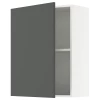 Кухонный навесной шкаф - IKEA KNOXHULT/КНОКСХУЛЬТ ИКЕА, 75x60х31 см, белый/черный