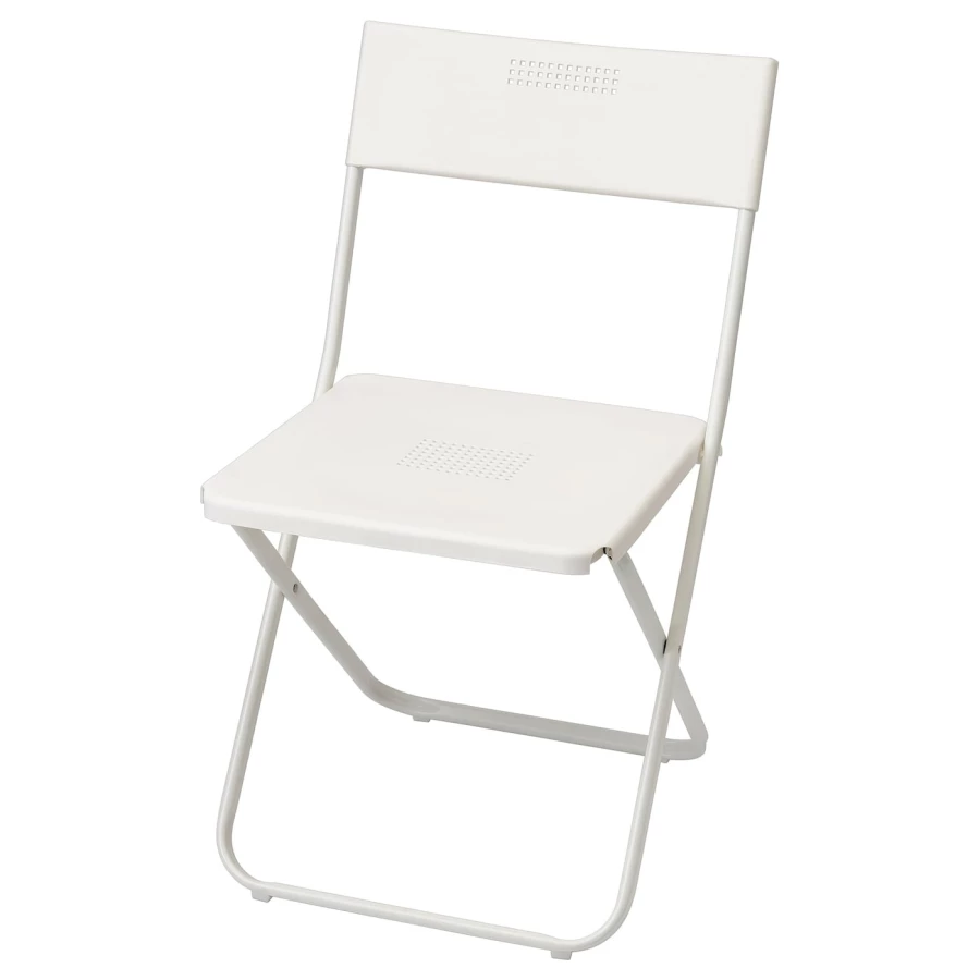 Складной стул - FEJAN ИКЕА, 89х44х42 см, белый, ФЕЙЯН ИКЕА (изображение №1)