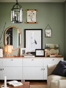 Второе фото. Держатель для постера - IKEA VISBÄCK/VISBACK, 40 см, бамбук, ВИСБЭКК ИКЕА