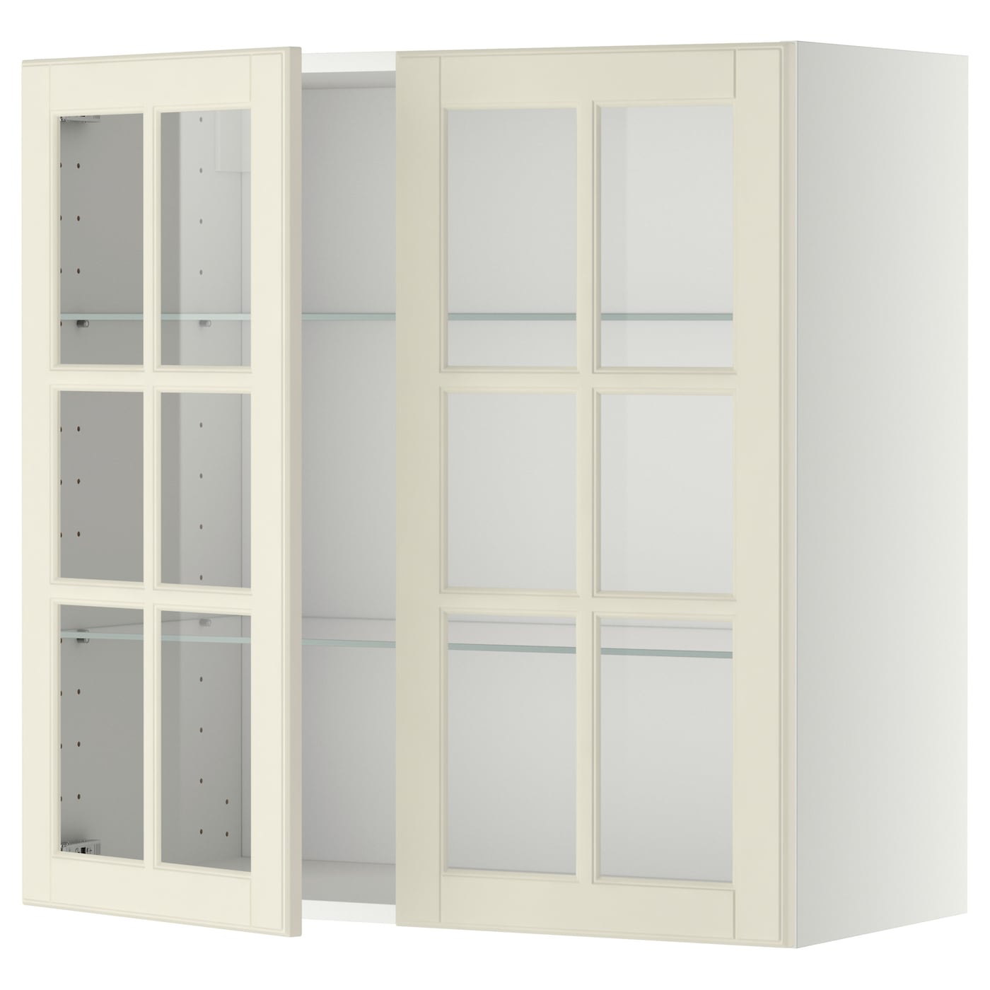 Шкаф - METOD IKEA/ МЕТОД ИКЕА, 80х80 см, белый/светло-бежевый