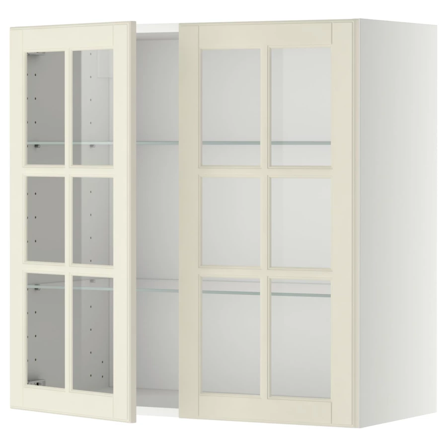 Шкаф - METOD IKEA/ МЕТОД ИКЕА, 80х80 см, белый/светло-бежевый (изображение №1)