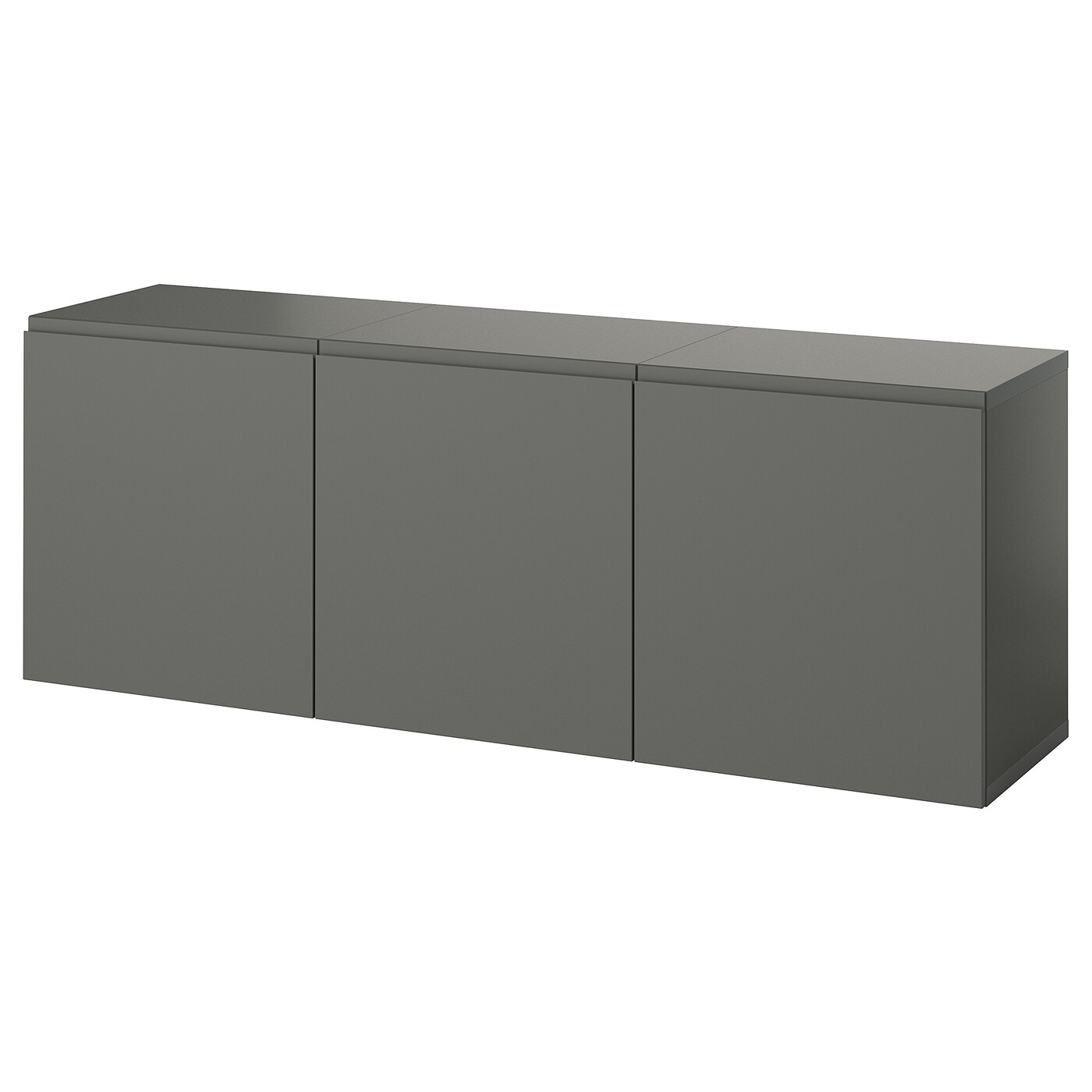 Комбинация навесного шкафа - IKEA BESTÅ/BESTA/БЕСТО ИКЕА, 64х42х180 см, серый