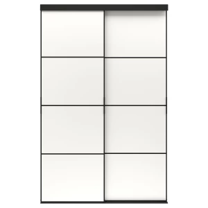 Комбинация раздвижных дверей - SKYTTA/MEHAMN IKEA/ СКЮТТА/МЕХАМН ИКЕА, 240х152 см, белый