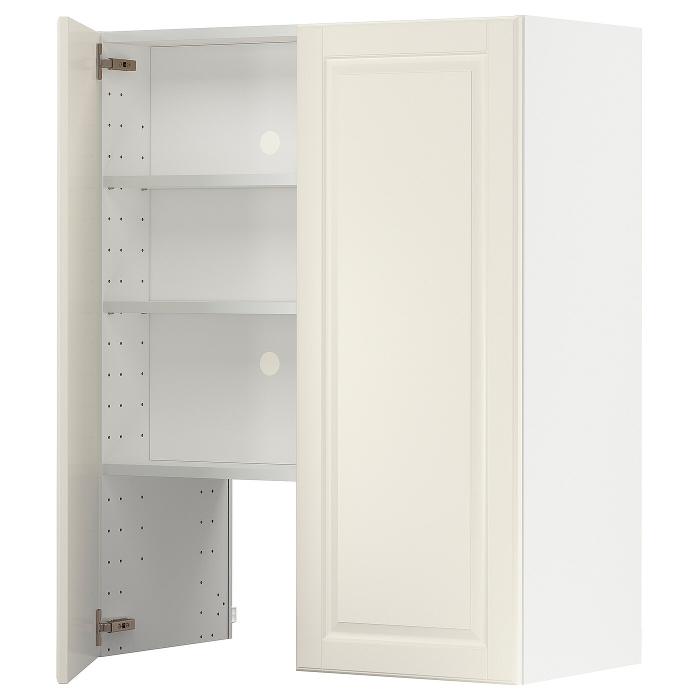 Навесной шкаф - METOD IKEA/ МЕТОД ИКЕА, 80х100 см, белый/кремовый