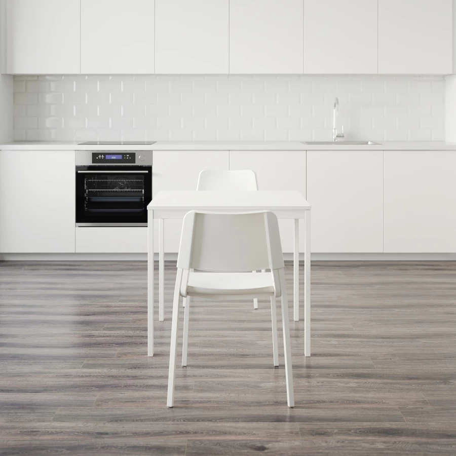 Набор кухонных столов - VANGSTA/TEODORES IKEA/ВАНГСТА/ТЕОДОРЕС/ИКЕА, 120х80 см, белый (изображение №2)