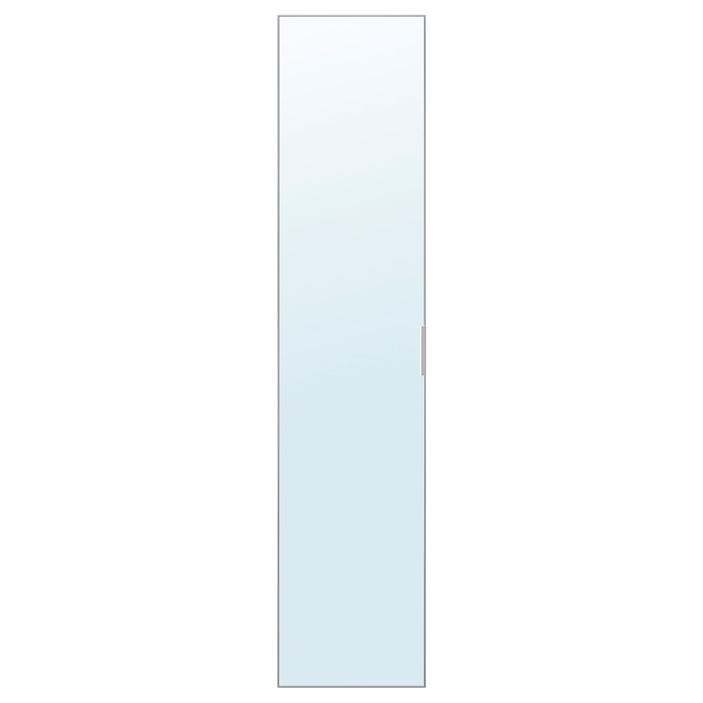 Дверца шкафа - STRAUMEN IKEA/ СТРАУМЕН ИКЕА, 40х180 см,  прозрачный