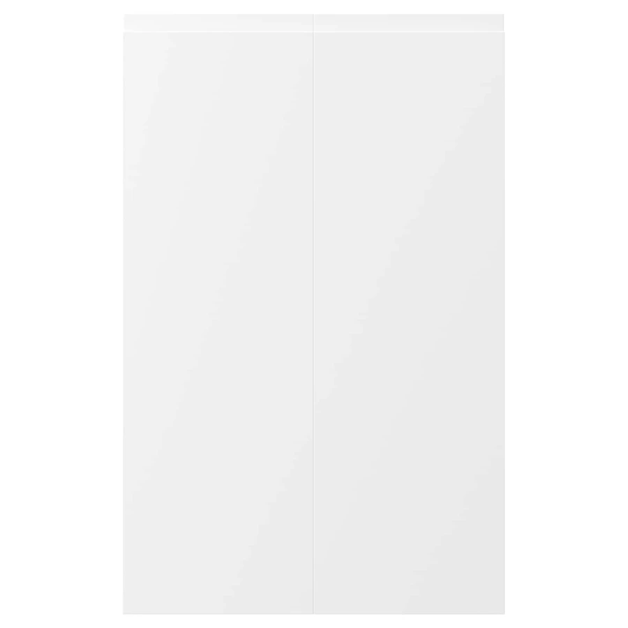 Дверца (правая), 2 шт. - IKEA VOXTORP, 80х25 см, матовый белый, ВОКСТОРП ИКЕА (изображение №1)