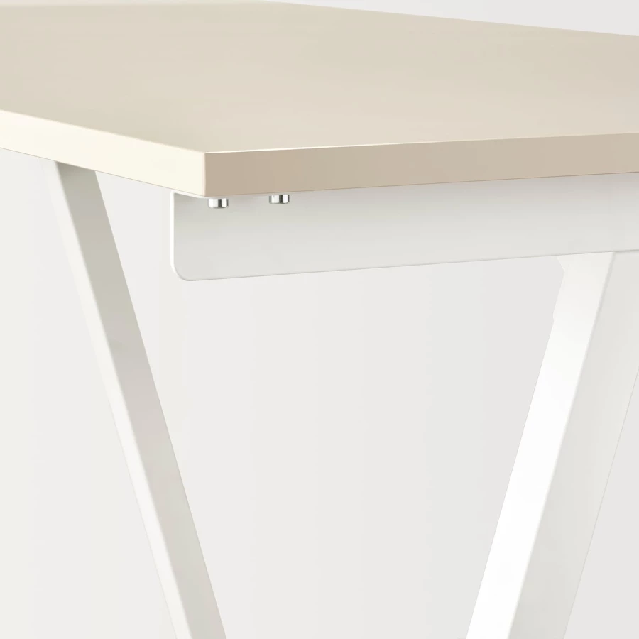 Письменный стол - IKEA TROTTEN, 120х70 см, белый/бежевый, ТРОТТЕН ИКЕА (изображение №7)