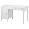 Письменный стол с ящиками - IKEA HEMNES/ ХЕМНЭС ИКЕА, 120х55 см, белый