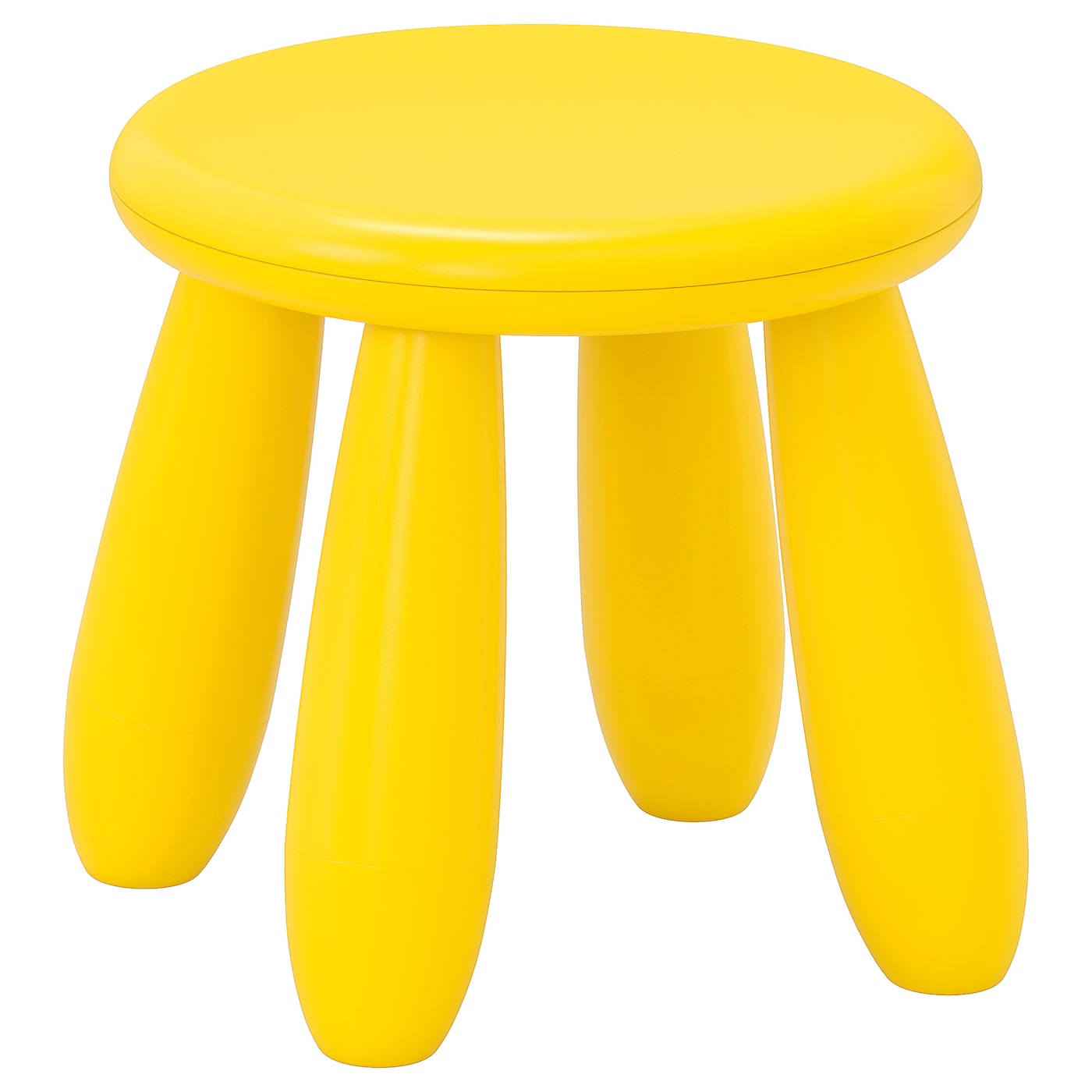 Детский табурет - MAMMUT IKEA/ МАММУТ ИКЕА, 35х30 см, желтый