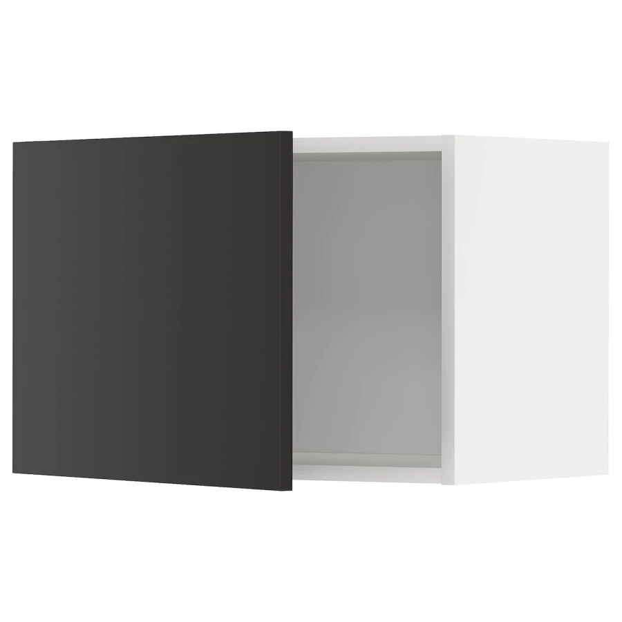 METOD Навесной шкаф - METOD IKEA/ МЕТОД ИКЕА, 40х60 см, белый/черный (изображение №1)