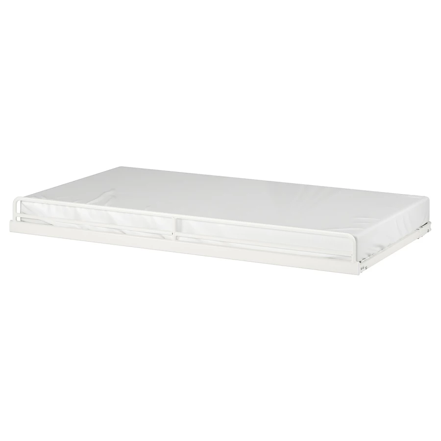Кровать двухъярусная - IKEA VITVAL/ВИТВАЛ ИЕКА, 90x200 см, серый (изображение №2)