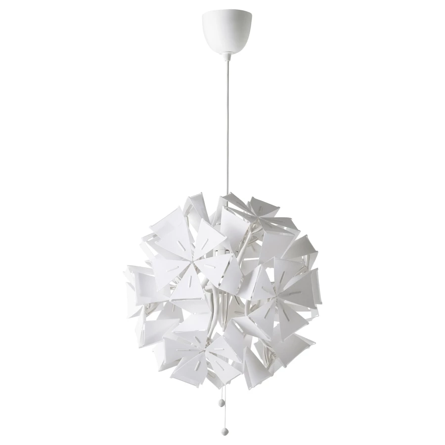 Подвесной светильник - RAMSELE IKEA / РАМСЕЛЛЕ ИКЕА, 43 см, белый (изображение №1)