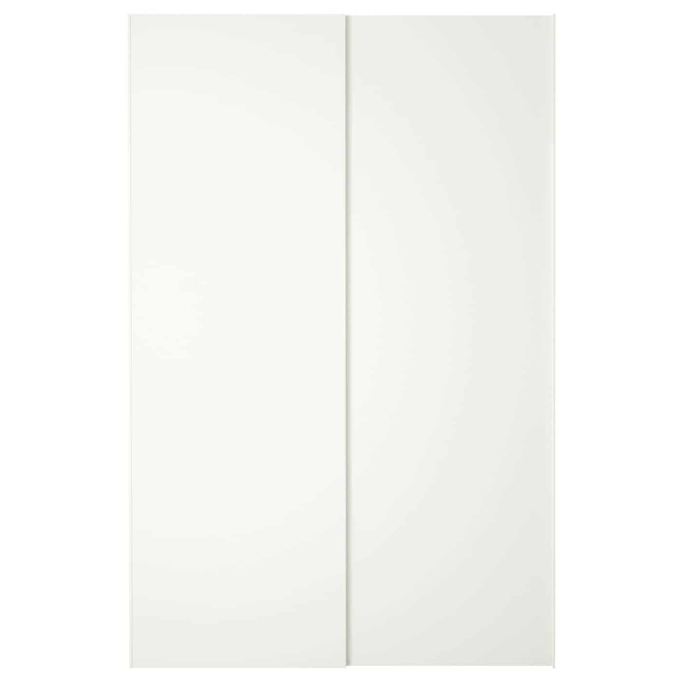 Пара рам раздвижных дверей - HASVIK IKEA/ ХАСВИК ИКЕА, 150х236 см, белый