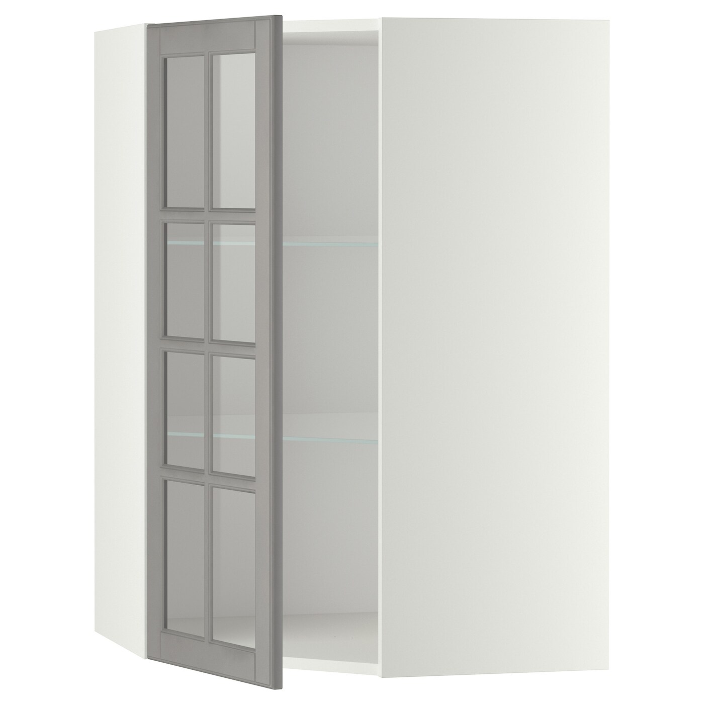 Шкаф- METOD  IKEA/  МЕТОД ИКЕА, 100х68 см, серый/белый