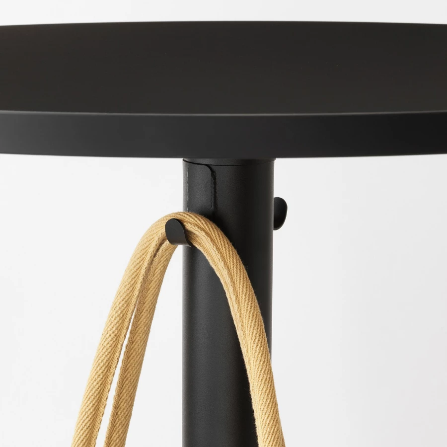 Барный стол и 2 табурета - STENSELE / NORRARYD IKEA/ СТЕНСЕЛЕ/НОРРАРИД ИКЕА, 74х52х49 см, черный (изображение №3)