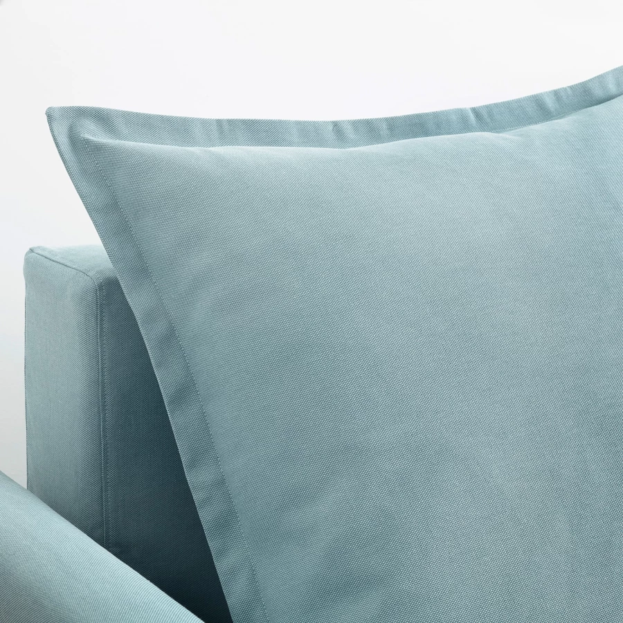 3-местный диван-кровать - IKEA HOLMSUND, 99x231см, голубой, ХОЛЬМСУНД ИКЕА (изображение №13)