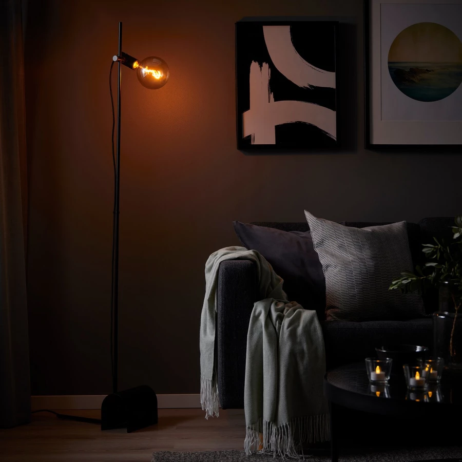 Напольные светильники - HÅRSLINGA / MOLNART /HАRSLINGA  IKEA/ ХАРСЛИНГА/ МОЛНАРТ ИКЕА, черный (изображение №3)