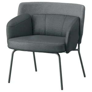 Кресло с подголовником - IKEA BINGSTA, 70х58х76 см, оранжевый, БИНГСТА ИКЕА