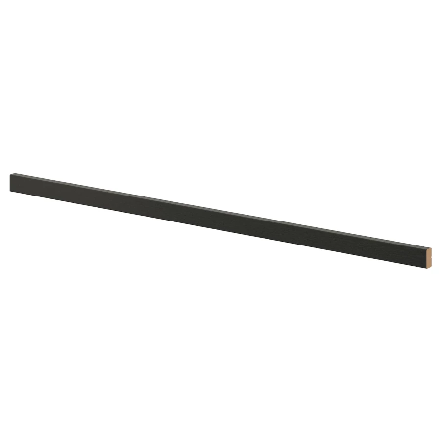 Декоративный плинтус - LERHYTTAN IKEA/ ЛЕРХЮТТАН ИКЕА, 200х3,5 см, черный (изображение №1)