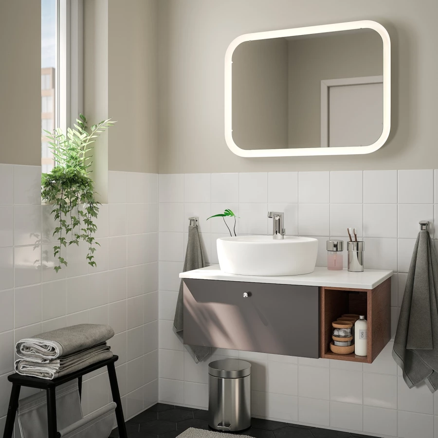 Открытый шкаф - GODMORGON IKEA/ ГОДМОРГОН ИКЕА, 29х45х20 см, коричневый (изображение №3)