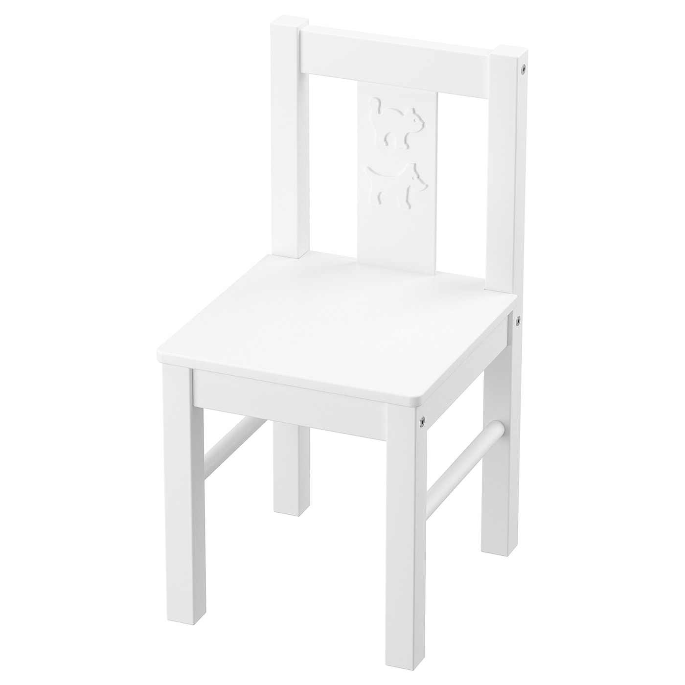 Детский стул - KRITTER IKEA/ КРИТТЕР ИКЕА, 53х27 см, белый