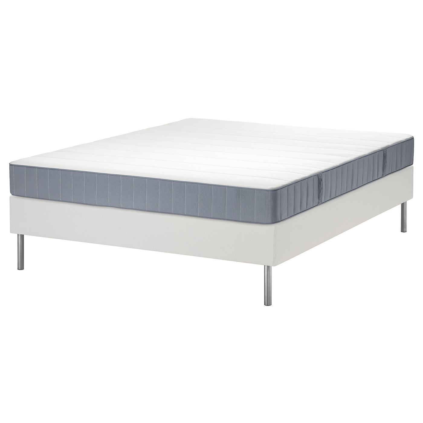 Кровать - LYNGÖR / LYNGОR IKEA/ ЛЮНГЕРЬ ИКЕА,  140х200 см, белый