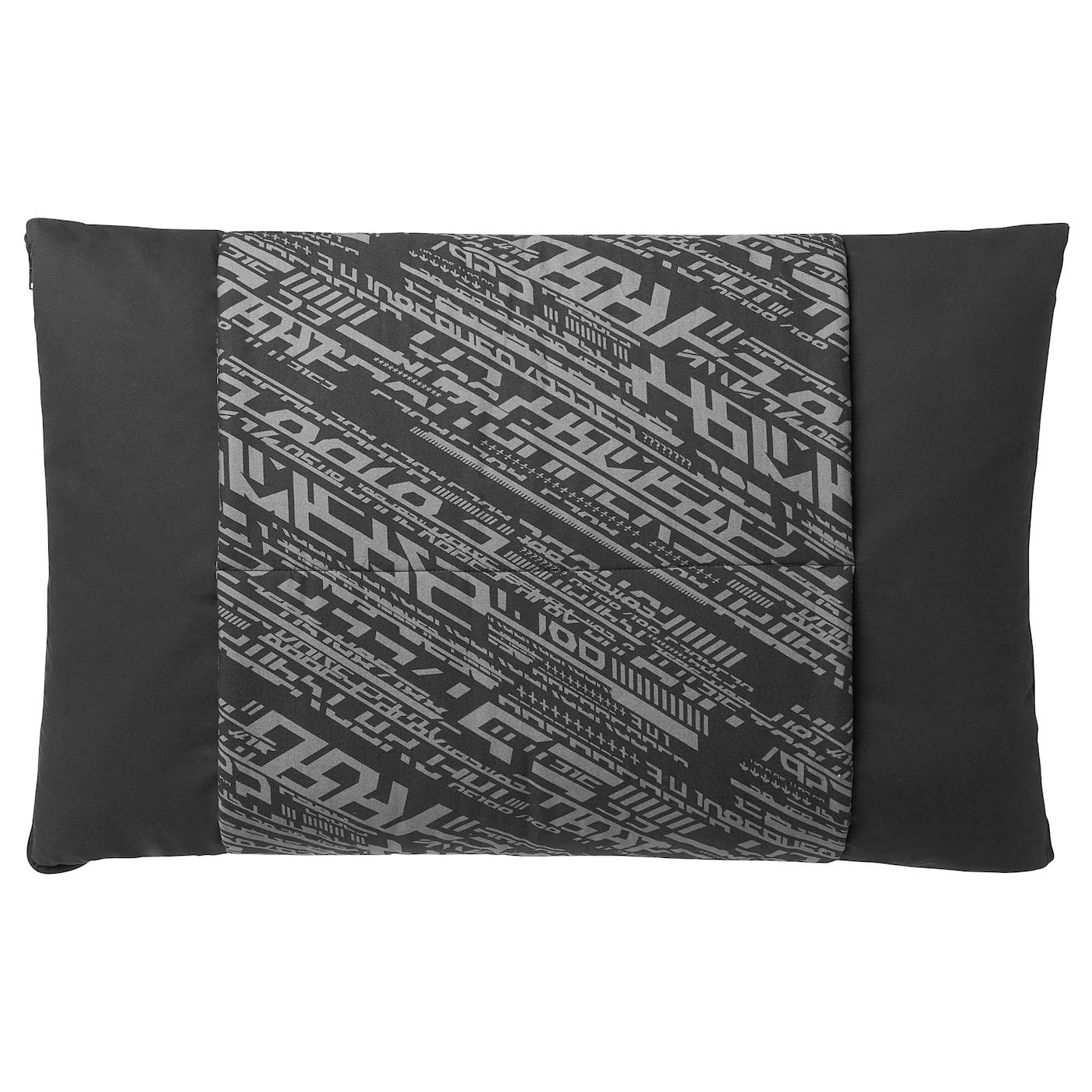 Многофункциональная подушка/одеяло- LÅNESPELARE / LАNESPELARE IKEA/  ЛОНЕСПЕЛАРЕ ИКЕА, 150/60/40 см, черный