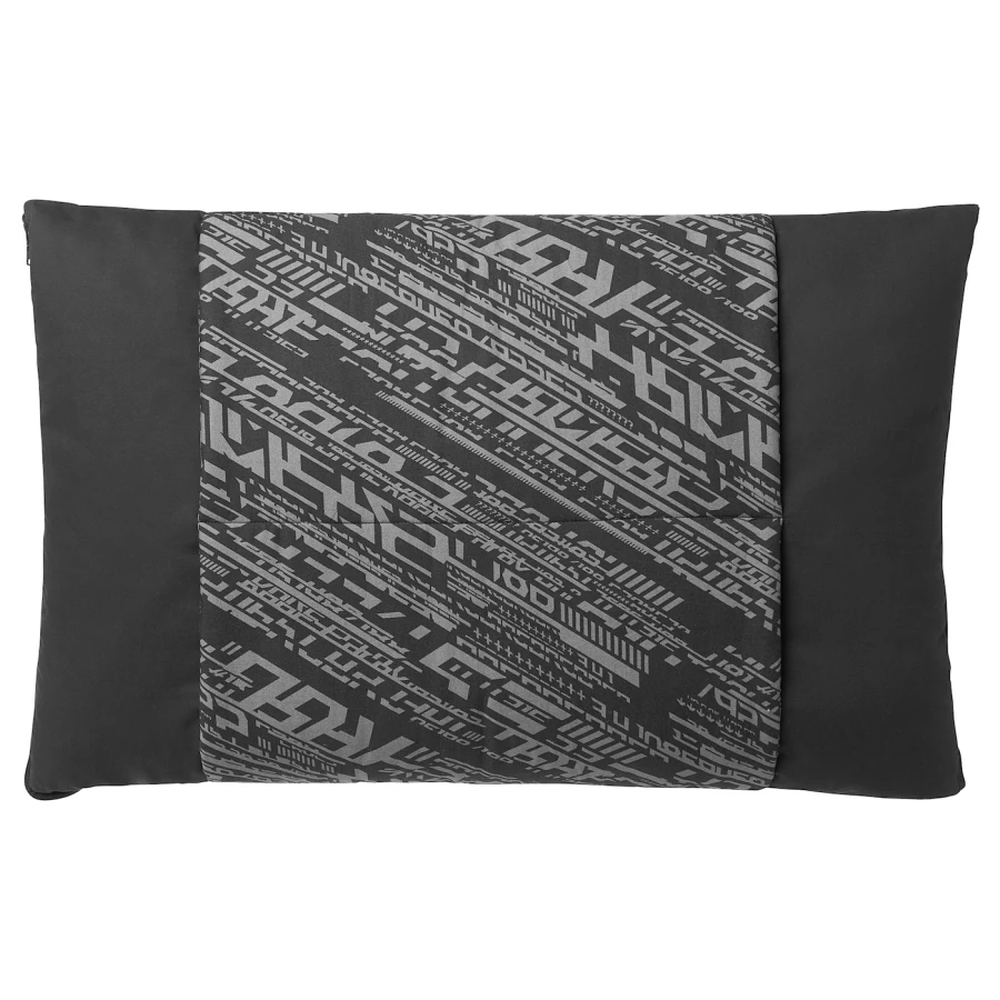 Многофункциональная подушка/одеяло- LÅNESPELARE / LАNESPELARE IKEA/  ЛОНЕСПЕЛАРЕ ИКЕА, 150/60/40 см, черный (изображение №1)