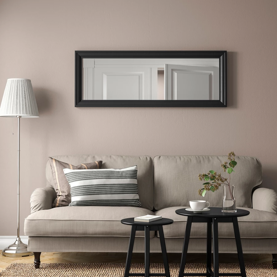 Зеркало - TOFTBYN IKEA/ ТОФТБЮН ИКЕА, 52х140 см,  черный (изображение №5)