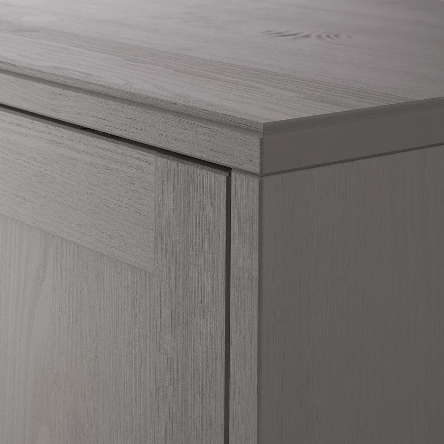 Книжный шкаф - HAVSTA IKEA/ ХАВСТА ИКЕА,  162х134 см, серый (изображение №6)