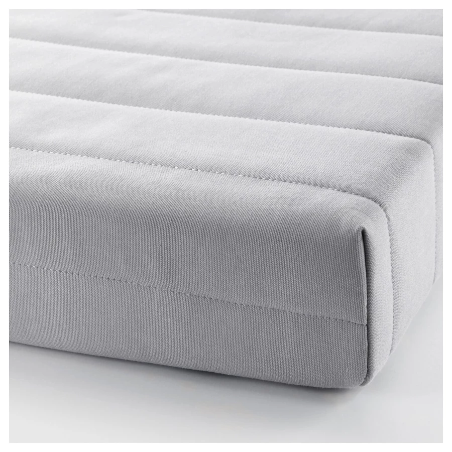 Матрас на диван-кровать - LYCKSELE MURBO IKEA/ ЛИКСЕЛЕ МУРБО ИКЕА,140х188 см, серый (изображение №2)