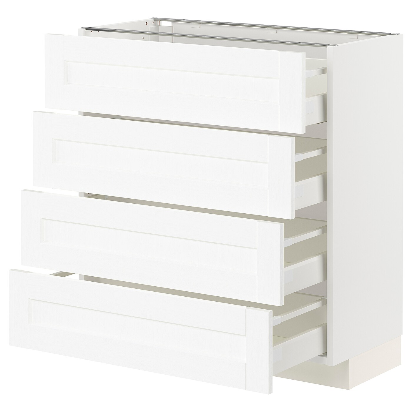 Напольный кухонный шкаф  - IKEA METOD MAXIMERA, 88x39,5x80см, белый, МЕТОД МАКСИМЕРА ИКЕА
