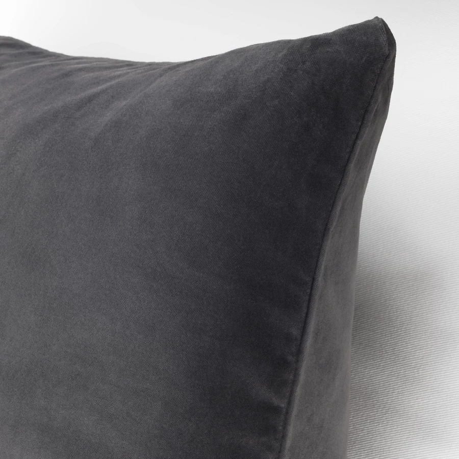 Чехол на подушку - SANELA IKEA/ САНЕЛА ИКЕА, 50х50 см, серый (изображение №3)