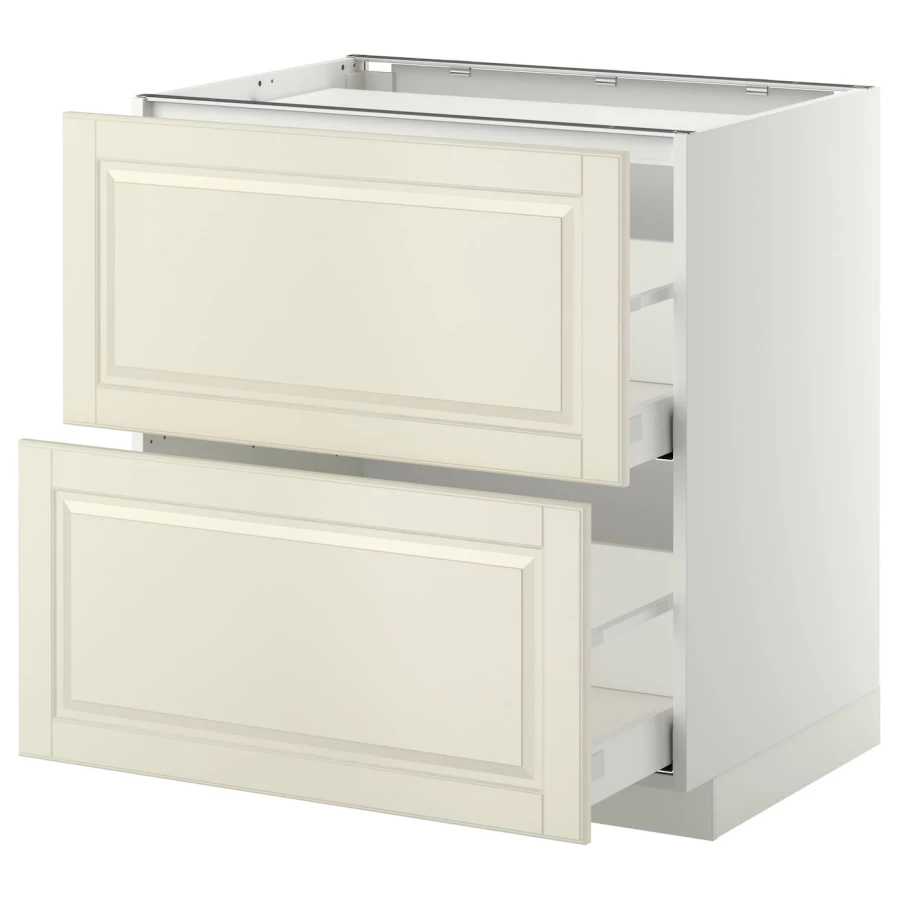 Напольный шкаф - METOD / MAXIMERA IKEA/ МЕТОД/ МАКСИМЕРА ИКЕА,  80х88 см, белый/светло-бежевый (изображение №1)