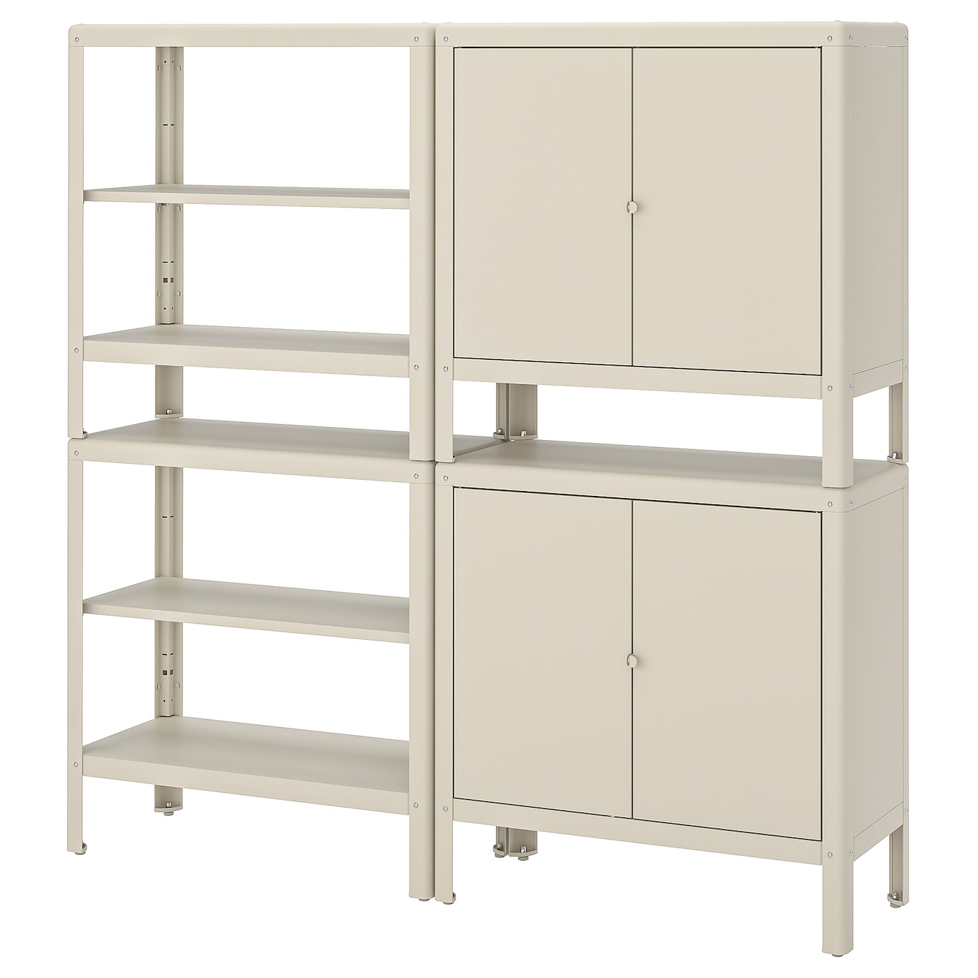 Книжный шкаф - KOLBJÖRN / KOLBJORN IKEA/ КОЛЬБЬЕРН ИКЕА,  161х161 см, бежевый