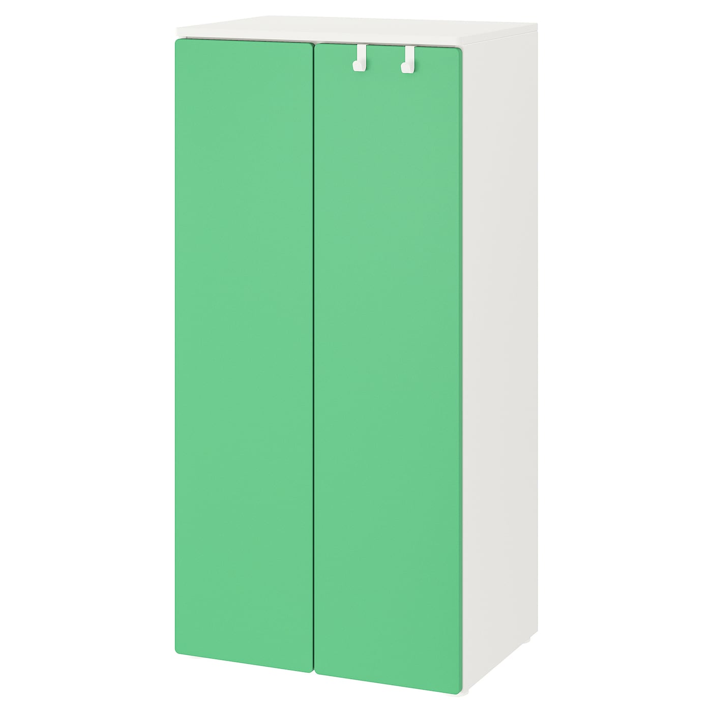 Шкаф детский - IKEA SMÅSTAD/SMASTAD, 60x42x123 см, белый/зеленый, СМОСТАД ИКЕА