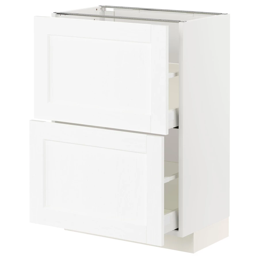 Напольный шкаф - IKEA METOD MAXIMERA, 88x39,5x60см, белый, МЕТОД МАКСИМЕРА ИКЕА (изображение №1)