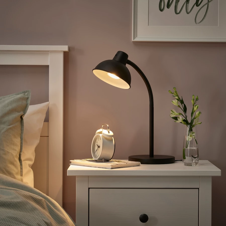 Лампа - SKURUP IKEA/СКУРУП ИКЕА, 40 см, черный (изображение №2)