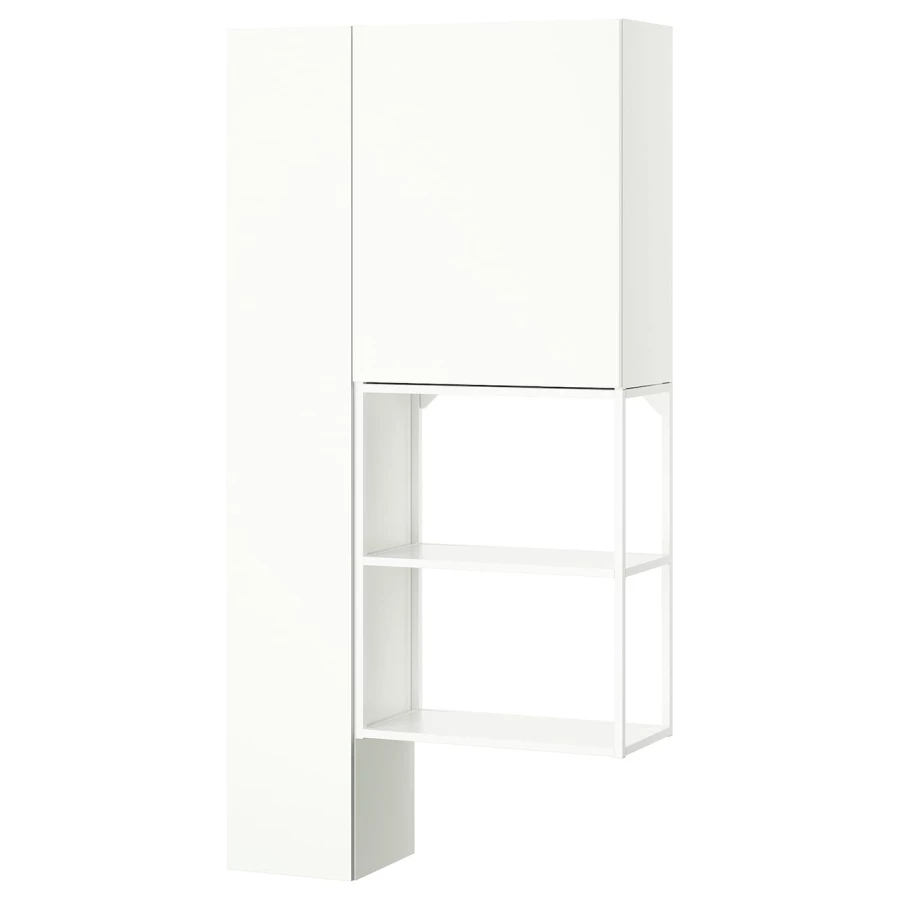 Книжный шкаф -  ENHET IKEA/ ЭНХЕТ ИКЕА, 180х90 см, белый (изображение №1)