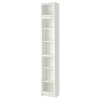 Книжный шкаф со стеклянной дверцей - BILLY/OXBERG IKEA/БИЛЛИ/ОКСБЕРГ ИКЕА, 30х40х237 см, белый
