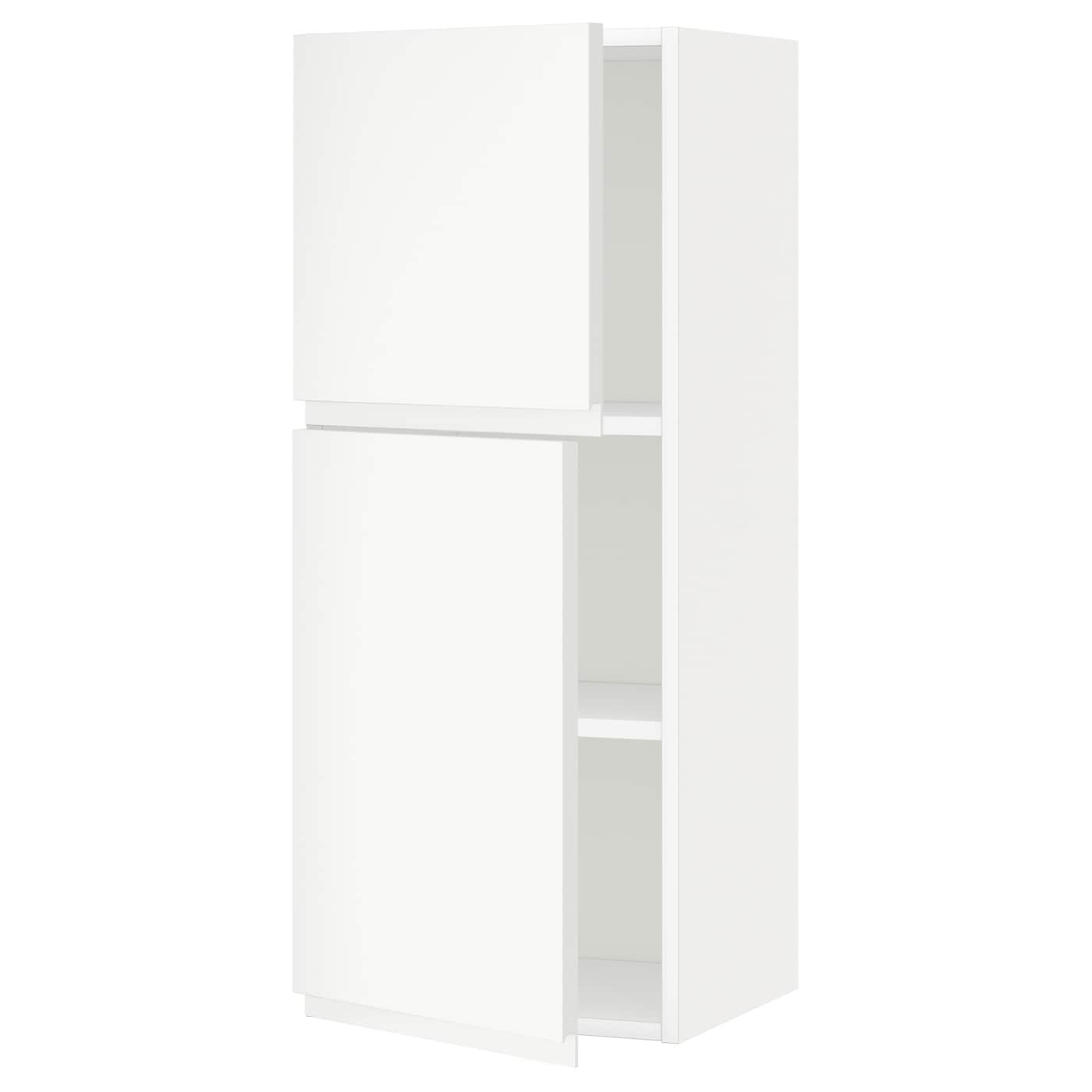 Навесной шкаф с полкой - METOD IKEA/ МЕТОД ИКЕА, 100х40см, белый
