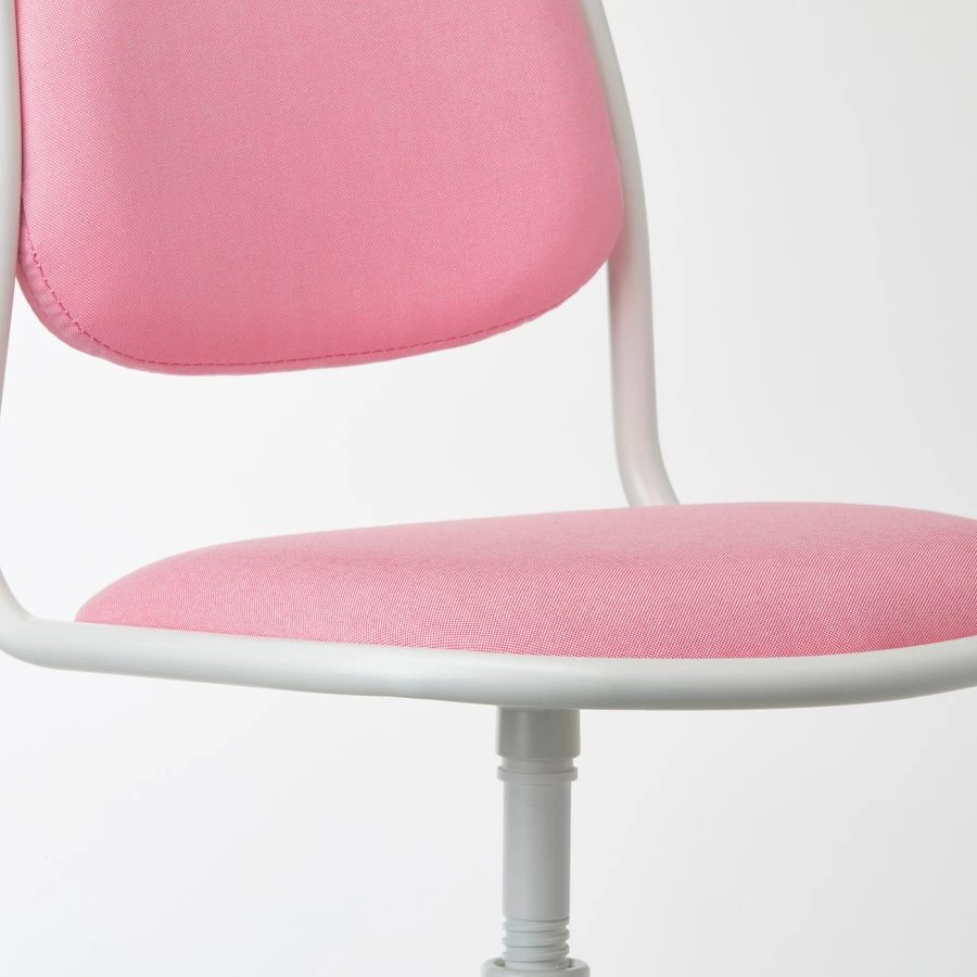 Кресло детское - IKEA ÖRFJÄLL/ORFJALL, 83х53 см, белый/розовый, ИКЕА (изображение №6)