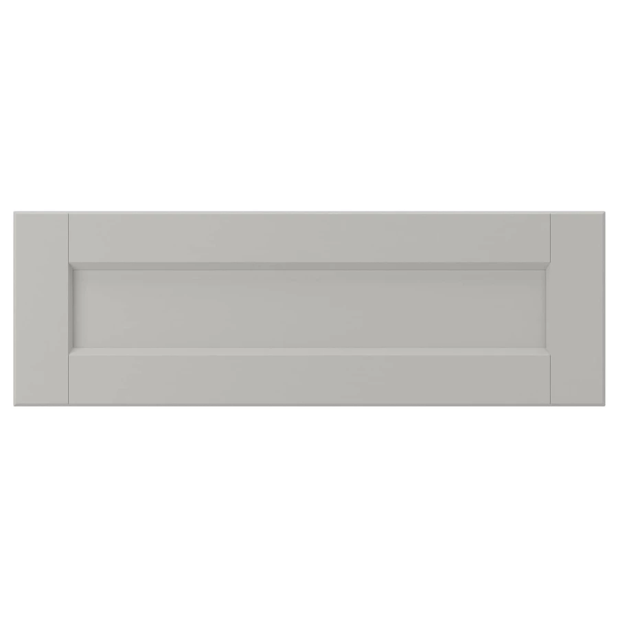 Фасад ящика - IKEA LERHYTTAN, 20х60 см, светло-серый, ЛЕРХЮТТАН ИКЕА (изображение №1)
