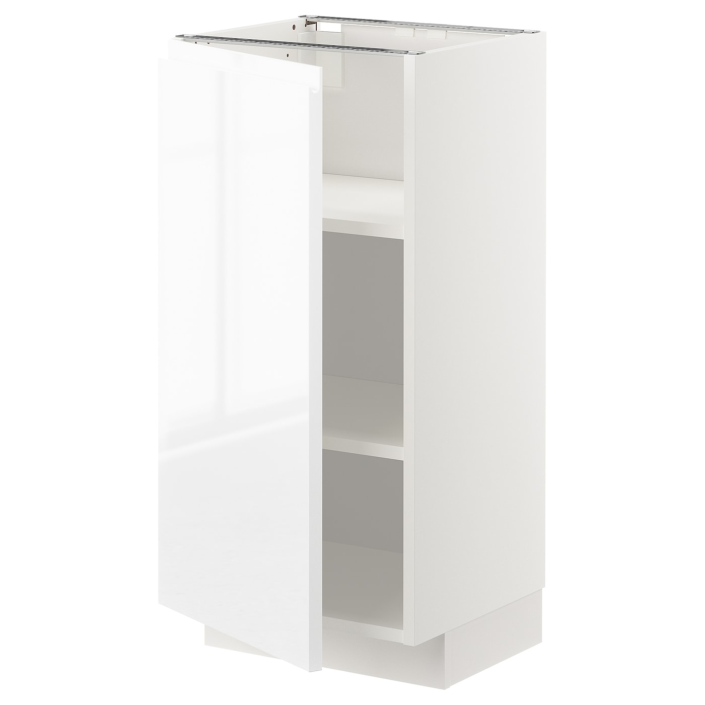 Напольный кухонный шкаф  - IKEA METOD, 88x39,5x40см, белый, МЕТОД ИКЕА