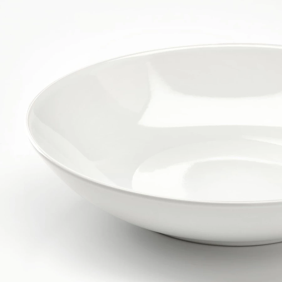 Набор тарелок, 4 шт. - IKEA GODMIDDAG, 23 см, белый, ГОДМИДДАГ ИКЕА (изображение №2)