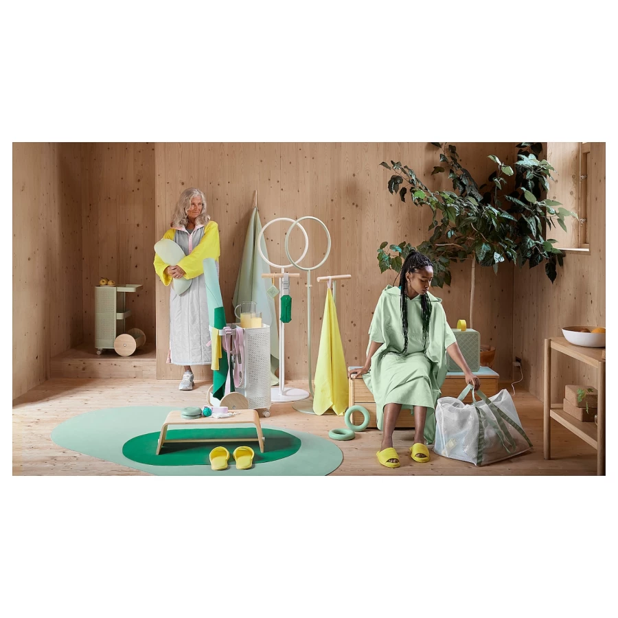 Одеяло - DAJLIEN IKEA/ ДАЙЛИН ИКЕА, 170х130 см, зеленый (изображение №4)